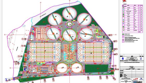 Ataköy İleri Biyolojik Atıksu Arıtma Tesisi II. Kademe İnşaatı Yağmur Drenajı, Yol ve Peyzaj Uygulama Projeleri