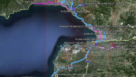 Bursa Gemlik İçme Suyu Proje Yapımı